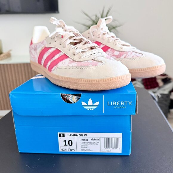 Adidas Samba OG X Liberty London Shoes - Picture 3 of 11